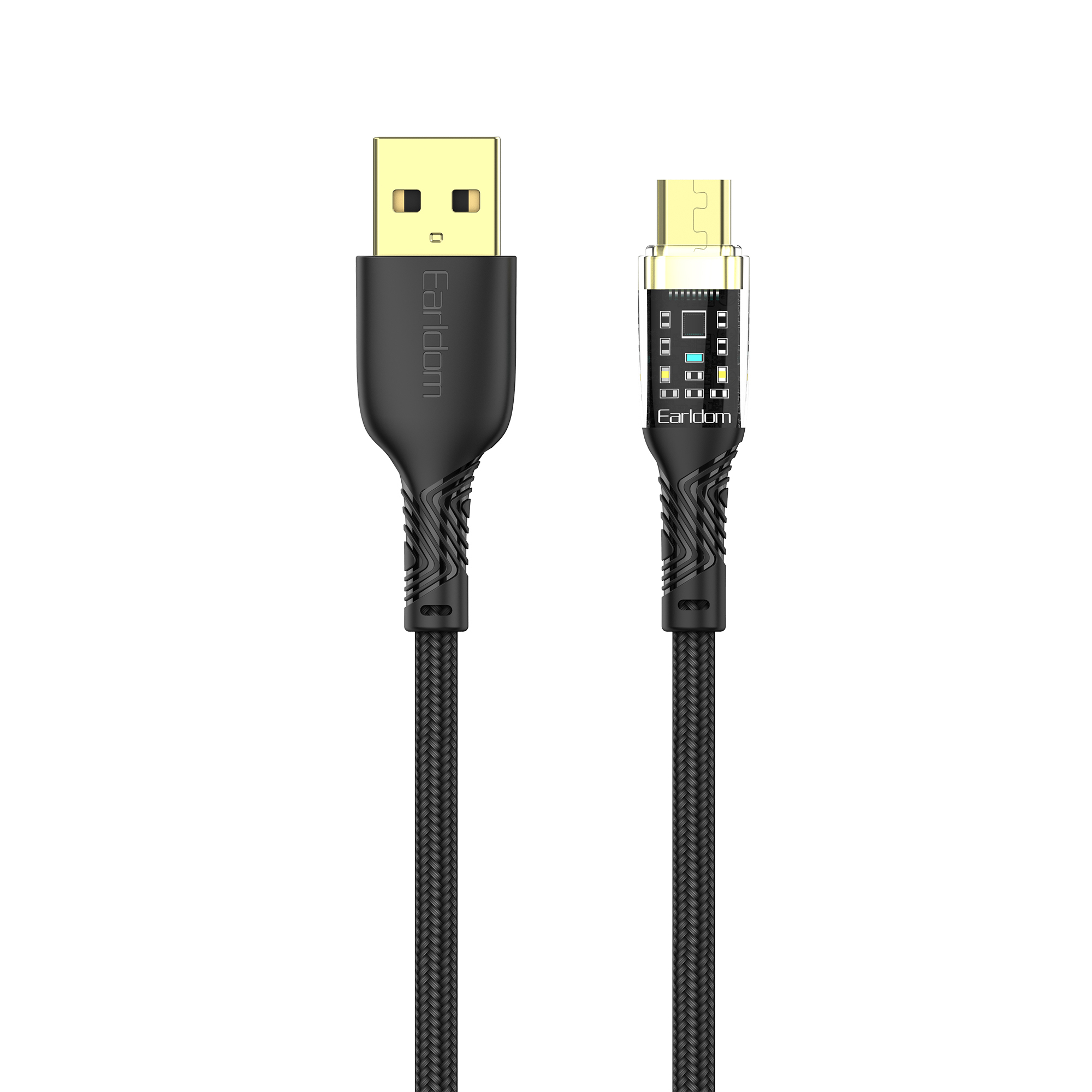 کابل تبدیل USB به MicroUSB ارلدام مدل EC-179M 3A
