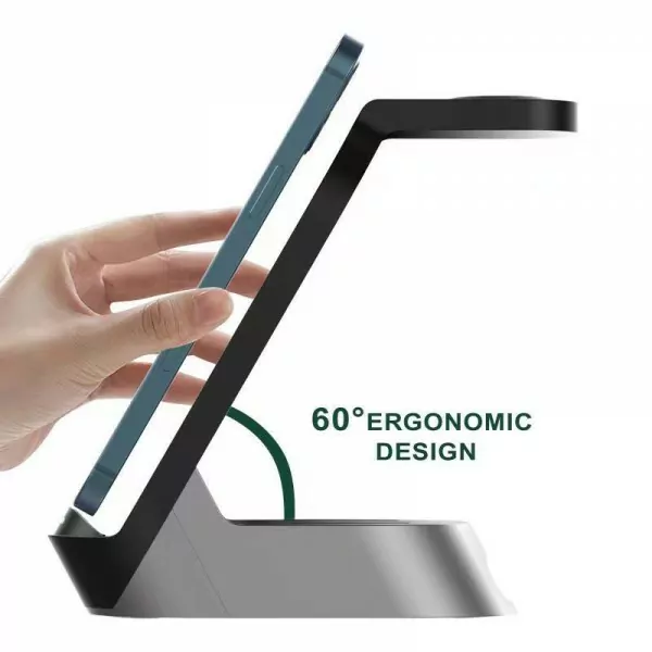 شارژر وایرلس 4 کاره گرین Green 4in1 Wireless Charger 15W